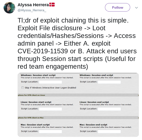 alyssa exploit chain - vpn-mayhem